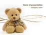 Teddy Bear On A White Background slide 1