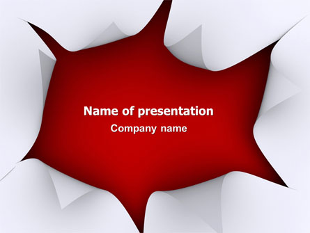 Paper Presentation Template, Master Slide
