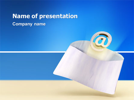 You've Got Email Presentation Template, Master Slide