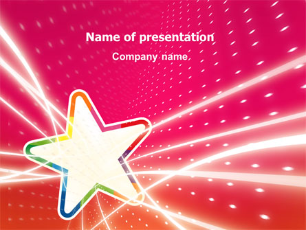 Disco Star Presentation Template, Master Slide