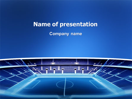 Stadium Presentation Template, Master Slide