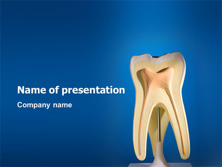 Tooth Presentation Template, Master Slide