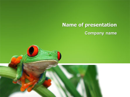 Toad Presentation Template, Master Slide