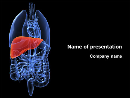 Liver Presentation Template, Master Slide