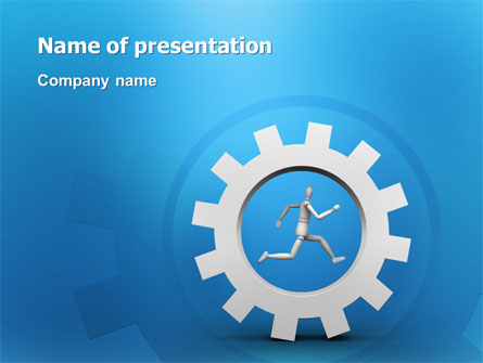 Running Presentation Template, Master Slide