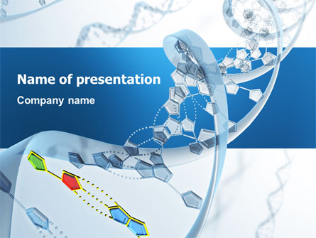 Genes Presentation Template, Master Slide