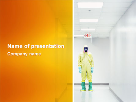 Chemical Contamination Presentation Template, Master Slide