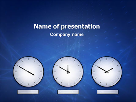 Hours Presentation Template, Master Slide