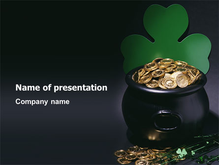 Pot of Gold Presentation Template, Master Slide
