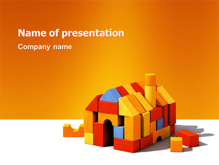 Color Bricks Presentation Template, Master Slide