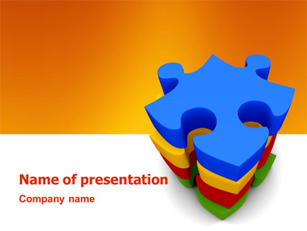 Puzzle Complete Presentation Template, Master Slide