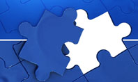 Blue Jigsaw Presentation Template