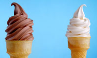 Chocolate And Vanilla Ice Cream Presentation Template