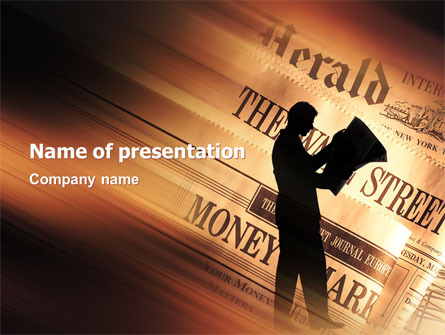 Press Presentation Template, Master Slide