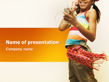 Happy Teen Presentation Template, Master Slide