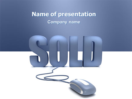 Sold Presentation Template, Master Slide