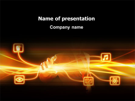 Wireless Communication Presentation Template, Master Slide