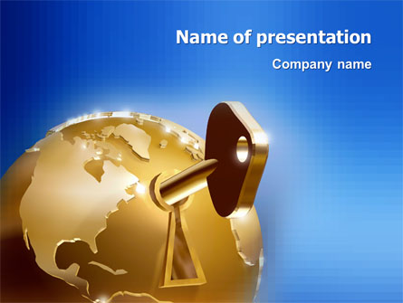 Global Keyhole Presentation Template, Master Slide