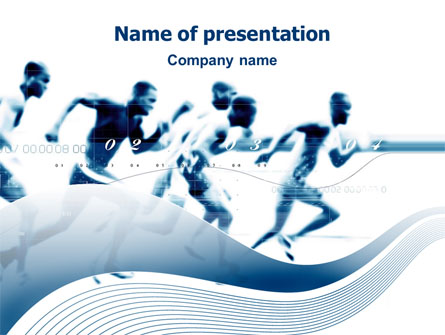 Runner Presentation Template, Master Slide