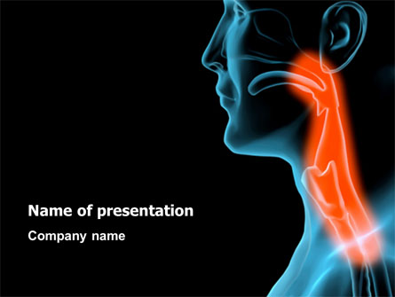 Respiratory Tract Presentation Template, Master Slide