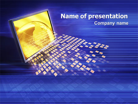 Globe Net Presentation Template, Master Slide