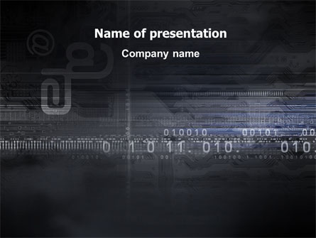 Dark Chip Presentation Template, Master Slide