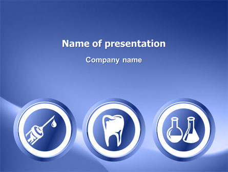 Dentist Clinic Presentation Template, Master Slide