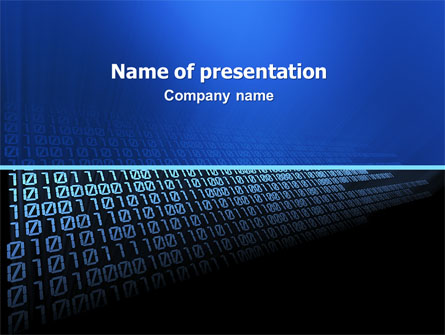 Computer Presentation Template, Master Slide