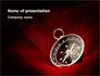 Compass In A Dark Red Velvet slide 1