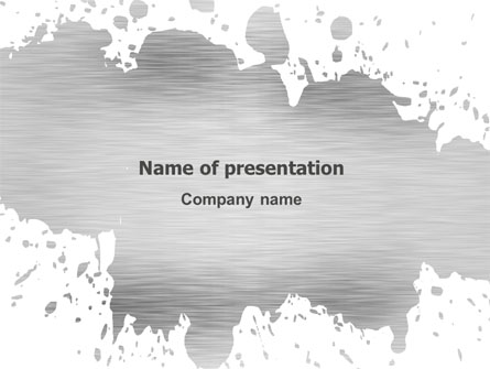 Gray Stain Presentation Template, Master Slide