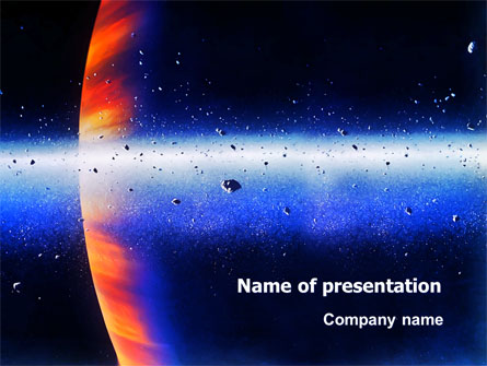 Planetoid Rings Presentation Template, Master Slide