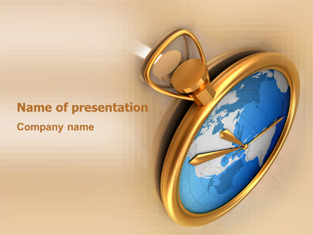Clocks Presentation Template, Master Slide
