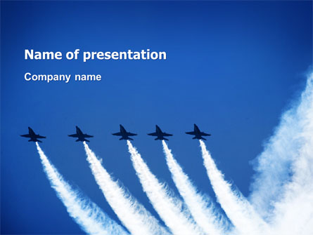 Aviation Parade Presentation Template, Master Slide
