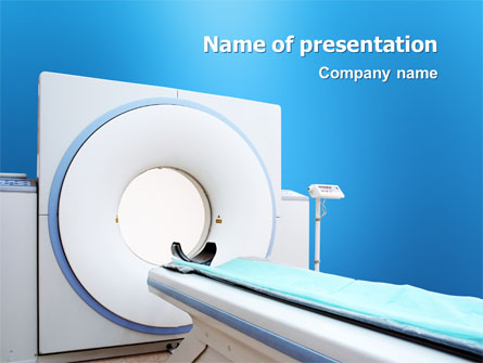 Tomography Machine Presentation Template, Master Slide
