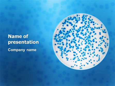 Petri Dish Presentation Template, Master Slide