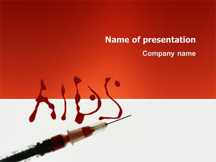 Acquired Immunodeficiency Syndrome Presentation Template, Master Slide