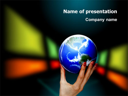 Global Power Presentation Template, Master Slide