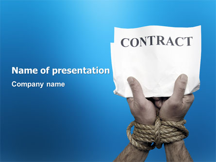 Contract Presentation Template, Master Slide