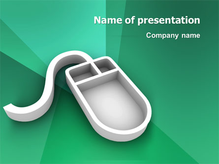 Symbol Of Computer Mouse Presentation Template, Master Slide