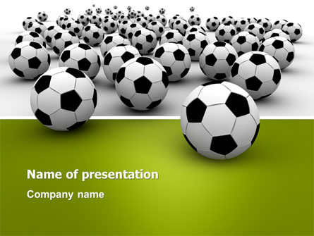 Football Championship Presentation Template, Master Slide