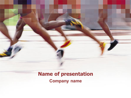 Marathon Presentation Template, Master Slide