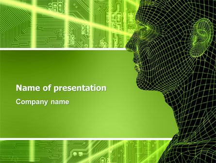 Artificial Intelligence Presentation Template, Master Slide