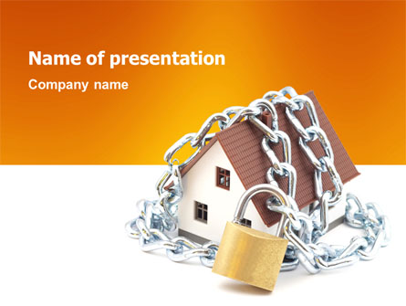 Home Security Presentation Template, Master Slide