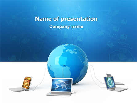 Global Connection Presentation Template, Master Slide