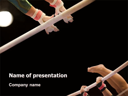 Sport Gymnastics Presentation Template, Master Slide