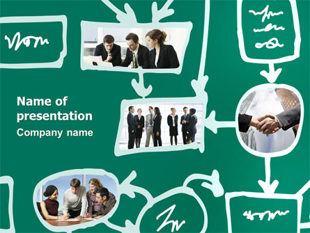 Scheme Of Team Work Presentation Template, Master Slide