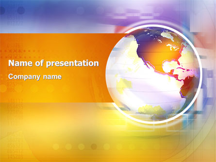 Info Sphere Presentation Template, Master Slide