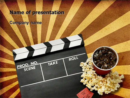 Films and Cinema Presentation Template, Master Slide