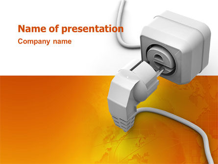 Internet Point Presentation Template, Master Slide