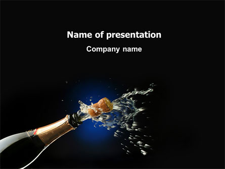 Champagne Presentation Template, Master Slide
